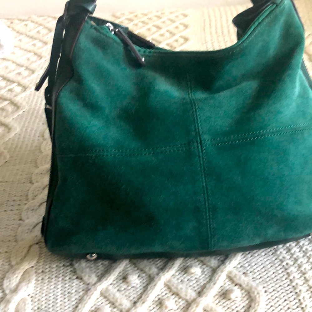 Tignanello pocket book leather and suede